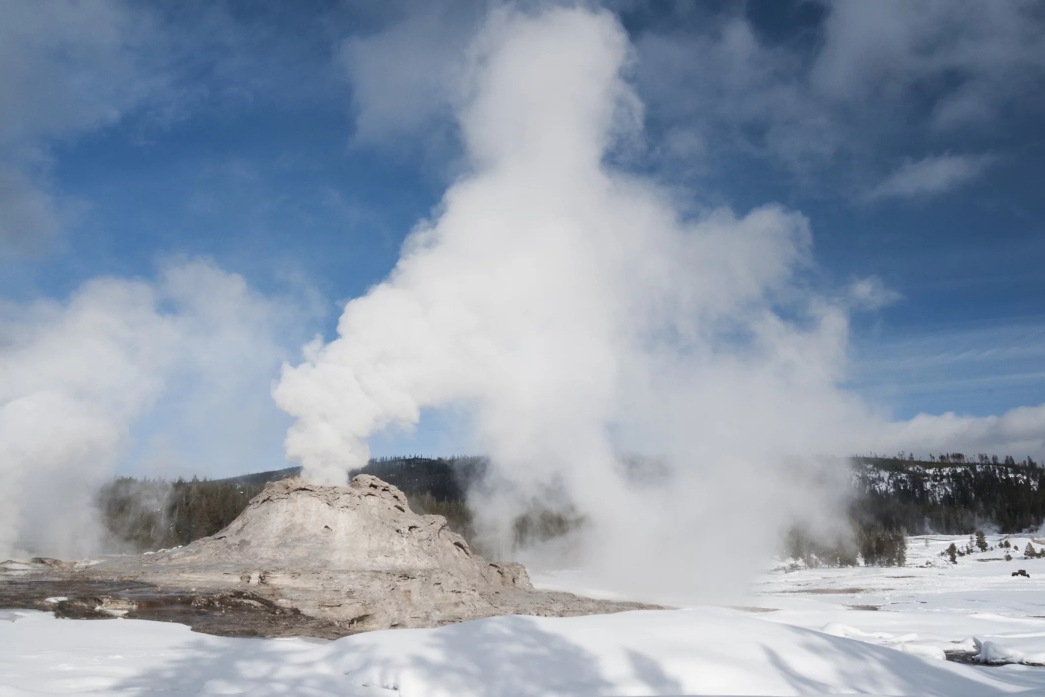 A Day Trip To Yellowstone National Park In The Winter